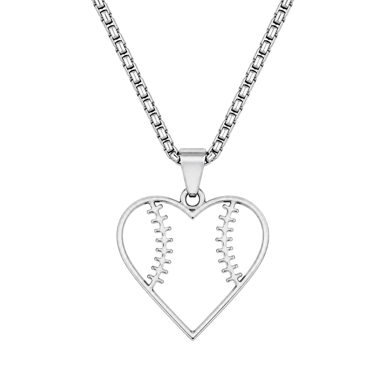 Stitched Heart Necklace